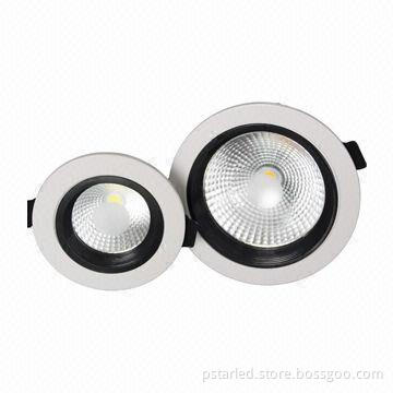 5-year Warranty LED Downlight w/ >0.95PE, High CRI, CE-/RoHS-certified/High Efficiency/Energy-saving